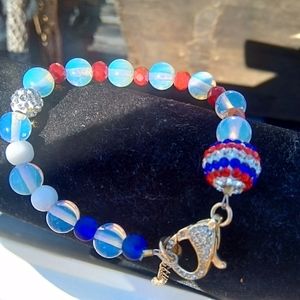Red White and blue HM bracelet